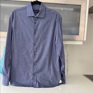 John Varvatos Classic Navy Dress Shirt
